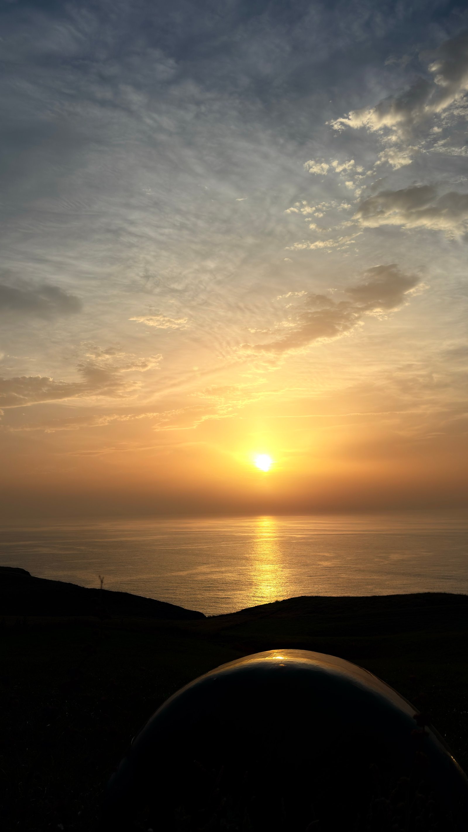 Atardecer en el mar